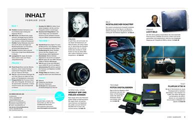 fotoMAGAZIN Inhaltsverzeichnis