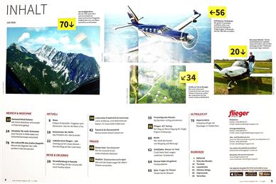 Flieger Magazin Inhaltsverzeichnis
