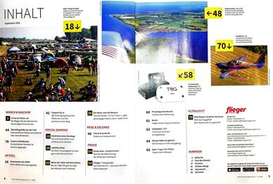 Flieger Magazin Inhaltsverzeichnis