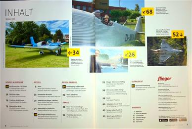 Flieger Magazin Inhaltsverzeichnis