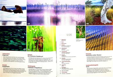 Naturfoto Inhaltsverzeichnis
