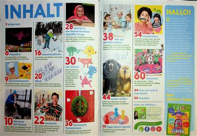 GEOlino Inhaltsverzeichnis