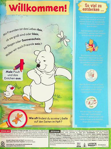 Winnie Puuh Inhaltsverzeichnis
