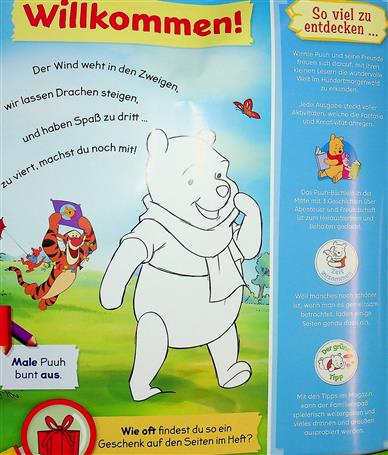 Winnie Puuh Inhaltsverzeichnis