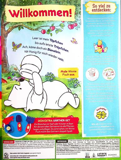 Winnie Puuh Inhaltsverzeichnis