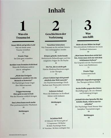 Psychologie Heute Compact Inhaltsverzeichnis