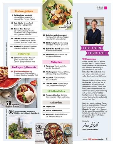 Lisa Kochen & Backen Inhaltsverzeichnis
