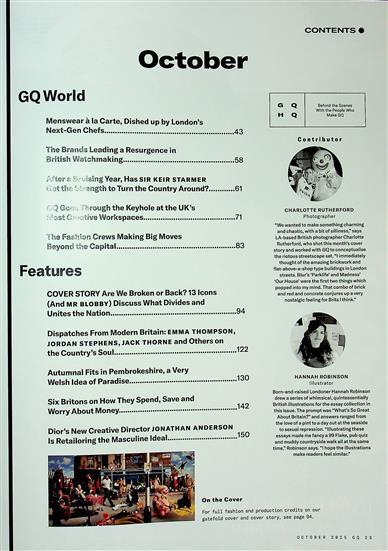 GQ Inhaltsverzeichnis