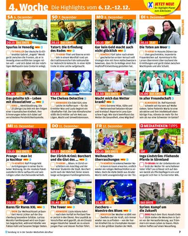 Nur TV Inhaltsverzeichnis