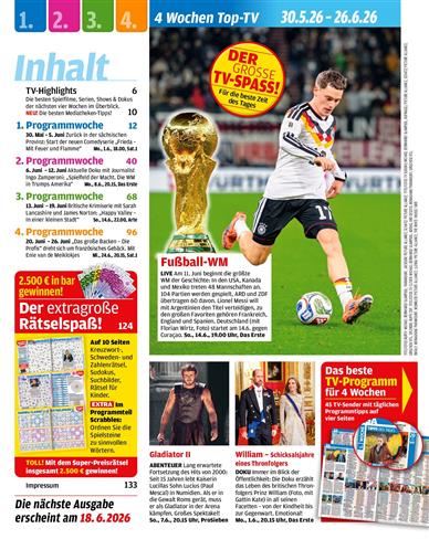 Nur TV Inhaltsverzeichnis