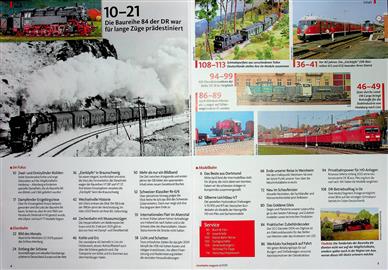 Eisenbahn Magazin Inhaltsverzeichnis