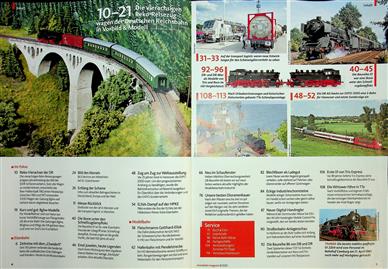 Eisenbahn Magazin Inhaltsverzeichnis
