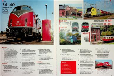 Eisenbahn Magazin Inhaltsverzeichnis