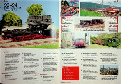 Eisenbahn Magazin Inhaltsverzeichnis