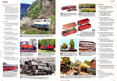 Eisenbahn Magazin Inhaltsverzeichnis