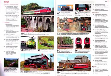 Eisenbahn Magazin Inhaltsverzeichnis