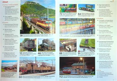 Eisenbahn Magazin Inhaltsverzeichnis