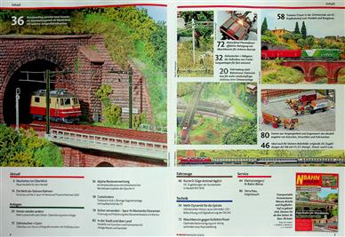 N-Bahn Magazin Inhaltsverzeichnis