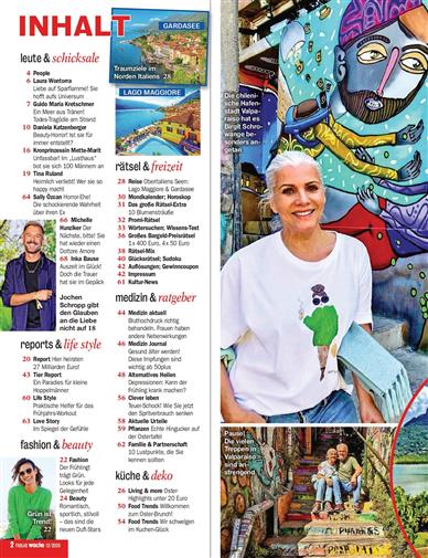 Neue Woche Inhaltsverzeichnis