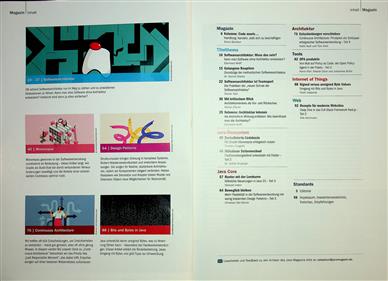 Java Magazin Inhaltsverzeichnis