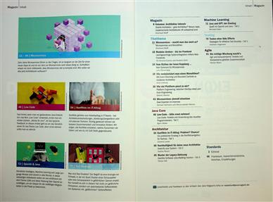 Java Magazin Inhaltsverzeichnis