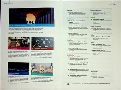 Java Magazin Inhaltsverzeichnis
