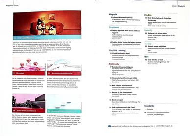 Java Magazin Inhaltsverzeichnis