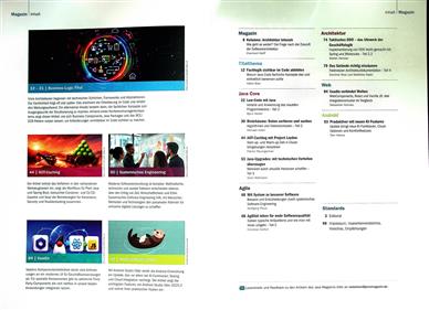 Java Magazin Inhaltsverzeichnis
