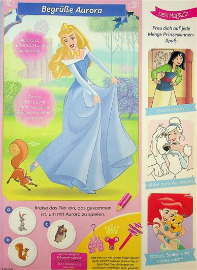 Disney Prinzessin Inhaltsverzeichnis