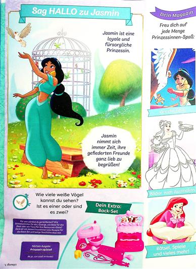 Disney Prinzessin Inhaltsverzeichnis