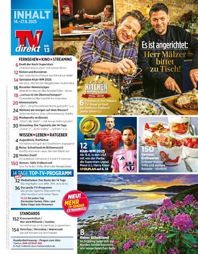 TV Direkt Inhaltsverzeichnis