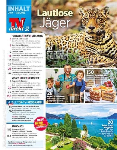 TV Direkt Inhaltsverzeichnis