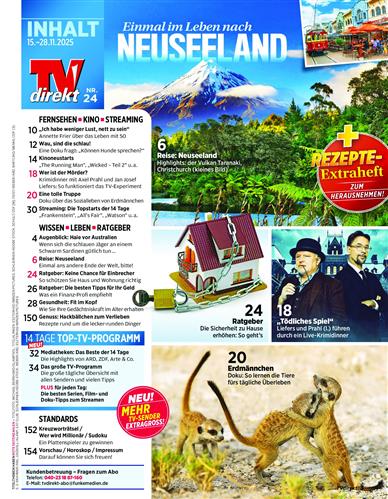 TV Direkt Inhaltsverzeichnis