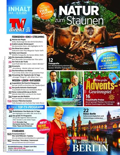 TV Direkt Inhaltsverzeichnis