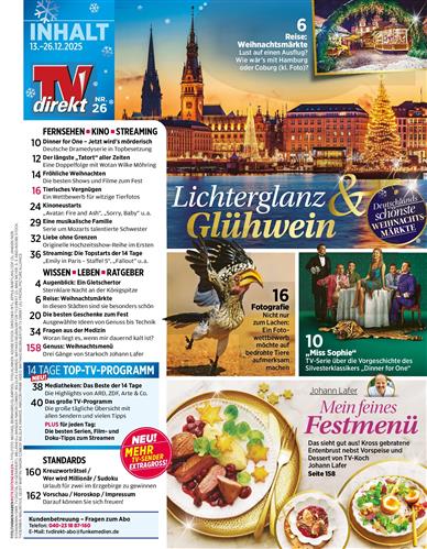 TV Direkt Inhaltsverzeichnis