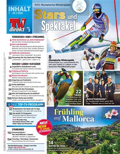 TV Direkt Inhaltsverzeichnis