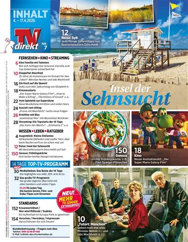 TV Direkt Inhaltsverzeichnis