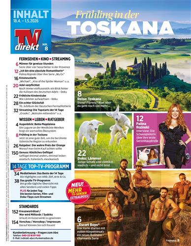 TV Direkt Inhaltsverzeichnis