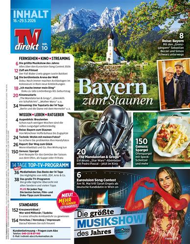 TV Direkt Inhaltsverzeichnis