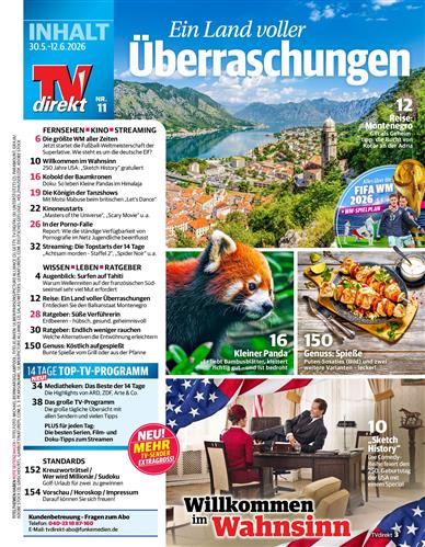 TV Direkt Inhaltsverzeichnis