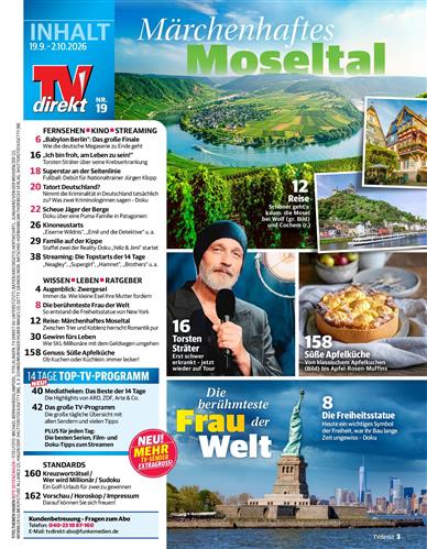 TV Direkt Inhaltsverzeichnis