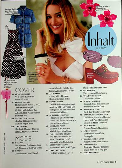 Instyle Inhaltsverzeichnis