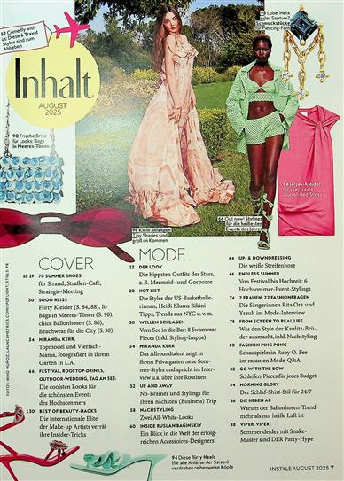 Instyle Inhaltsverzeichnis