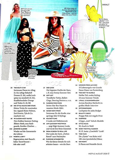 Instyle Inhaltsverzeichnis