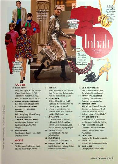 Instyle Inhaltsverzeichnis