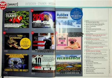 Welt der Wunder Inhaltsverzeichnis