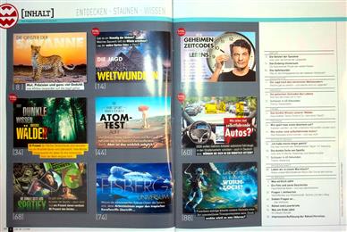 Welt der Wunder Inhaltsverzeichnis