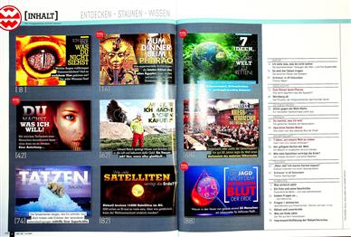 Welt der Wunder Inhaltsverzeichnis