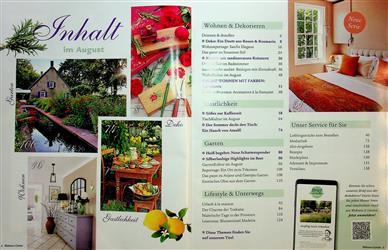 Wohnen & Garten Inhaltsverzeichnis
