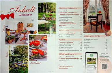 Wohnen & Garten Inhaltsverzeichnis